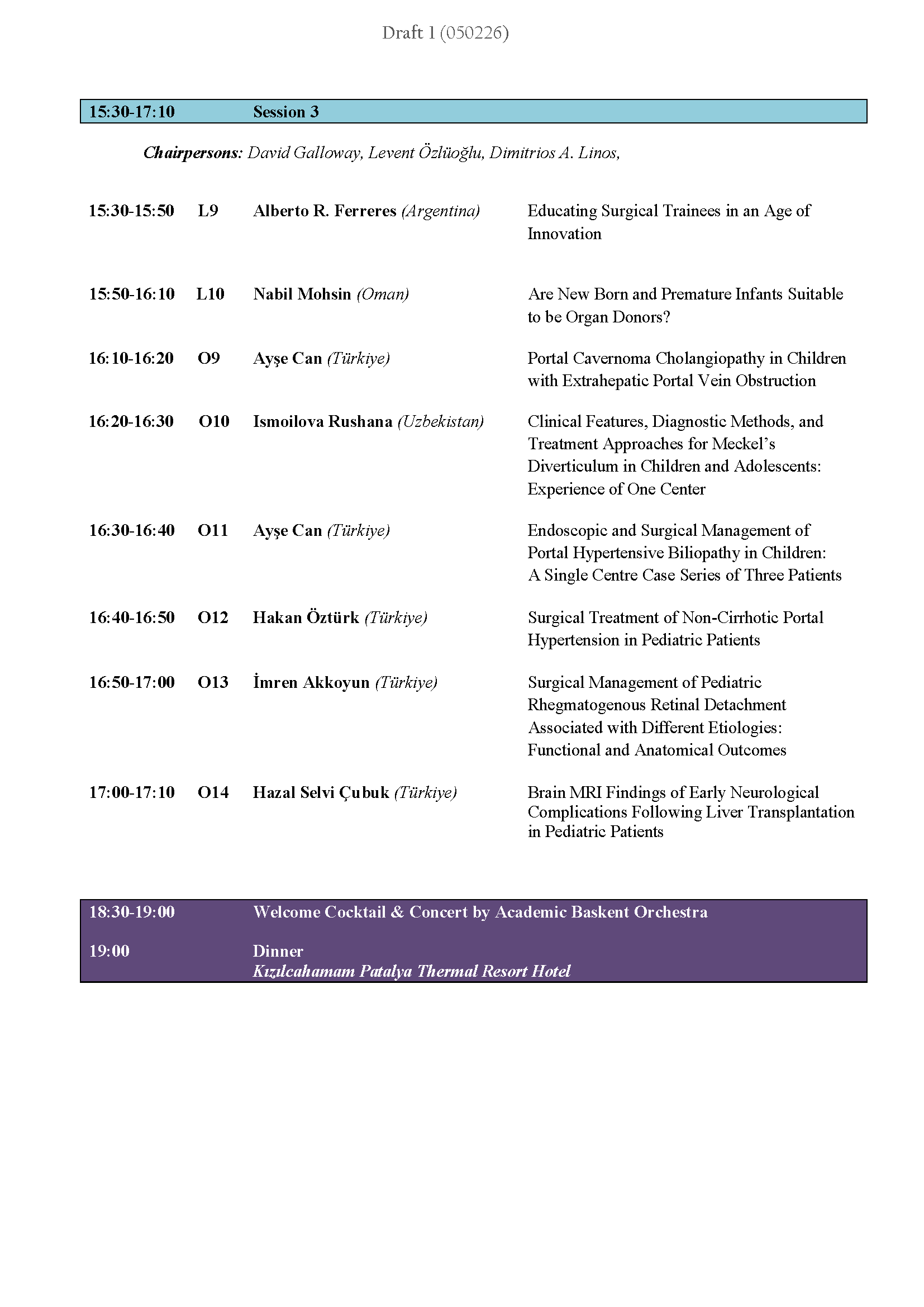 ACS Turkey Chapter Meeting 2026 Program image  3